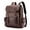 Coffee, variant on Saving Leather Laptop Backpack For Men, Work Business Travel Office Backpack College Bookbag, Casual Computer Backpack Fits Notebook 15.6 Inch