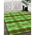 thumbnail image 3 of Ahgly Company Machine Washable Indoor Rectangle Transitional Green Area Rugs, 4' x 6', 3 of 7