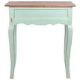 thumbnail image 4 of Home Square Transitional Wood Table with Limewash Top in Bahama Green - Set of 2, 4 of 4