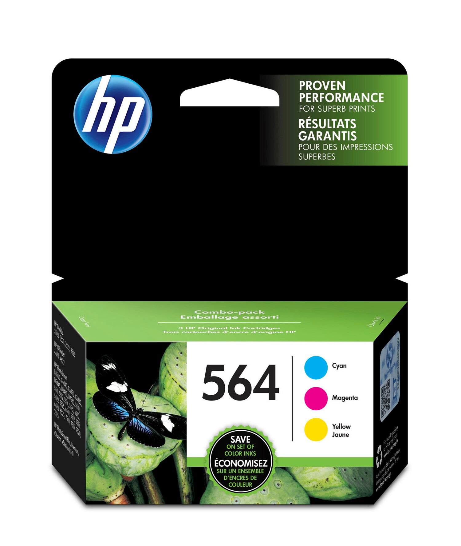HP 564XL High Yield Original Ink Cartridge, Eco-friendly, ~290 Photos, Suitable for 5-cartridge Printers, CB322WN#140 - Walmart.com HP 564XL High Yield Original Ink Cartridge, Eco-friendly, ~290 Photos, Suitable for 5-cartridge Printers, CB322WN#140 - Walmart.com
