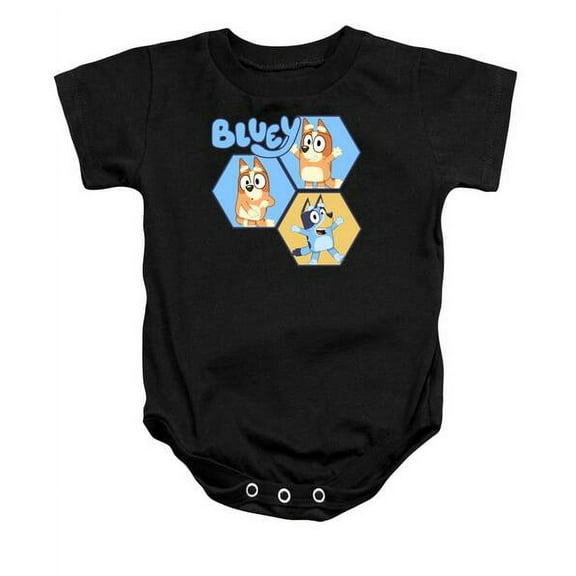 Chilli Support Bluey Happy Baby Onesie Bluey Family Shirts, Bluey And Bingo Tee, Short Sleeve Cute Baby Onesie, BABY BODYSUIT LAT 4424