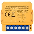 thumbnail image 1 of Module de Variateur Tuya ZigBee pour Maison Intelligente, Disjoncteur DIY, Supporte le Contrôle à une Voix, Supporte le Contrôle Vocal, Contrôle par Application, 1 * Module de Variateur, 1 of 8