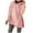 01-Pink, variant on Oversized Hoodies Fleece Long Sweatshirt Long Sleeve Pullover Tops Longline s Warm Hooded Top Plus Size