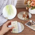 thumbnail image 3 of 3 Pcs Round Glass Mirror 5.9 Inch Glass Mirror Decorative Glass Mirror Wall Decor 2.5mm Thick Glass Mirror Tiles Mirror Sheets for Home Cabinet DIY Decorations Jewelry Exhibition for DIY, 3 of 9