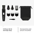 thumbnail image 6 of REMINGTON Graphite Series All in One Grooming Kit, Cordless Hair, Beard, Body, Detail and Nose Trimmer, Black, 6 of 15