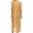 thumbnail image 2 of Sakkas Adele Sequin Embroidered Scoop Neck Sleeveless Dress / Cover Up - Sand - One Size Regular, 2 of 5