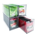 thumbnail image 1 of Organizador de bolsitas de té AZEZO, paquete de 4 unidades, plástico transparente, 1 of 6