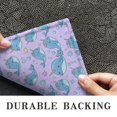thumbnail image 6 of Purple Cartoon Narwhal Pattern Door Rugs,Washable Non Slip Door Mats Indoor,Decorative Door Mats,Entry Mat Indoor for Entrance,Bedroom,Kitchen,Bathroom,17"x30", 6 of 6