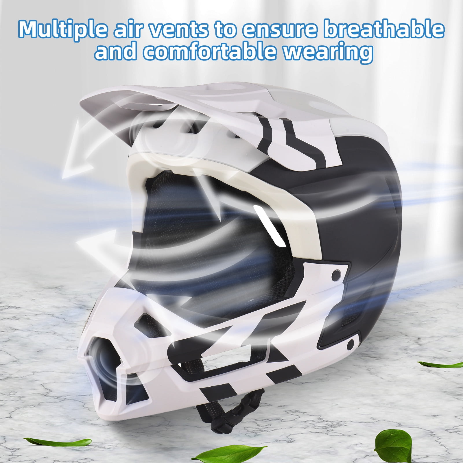 Elowen Full Helmet Face Full Face Mountain Bike Helmet Ventilation Lightweight Helmet