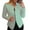 Green, variant on Women Blazer Women's Autumn Solid Color Zippered Cuffs Button Suit Jacket Suits for Women Chaquetas De Mujer Elegantes (Blue,XL)