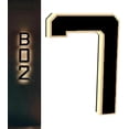 thumbnail image 1 of Solar Lighted House Numbers | 9 Inch Waterproof LED Address Signs for Outside with Night Visibility, 1 of 15