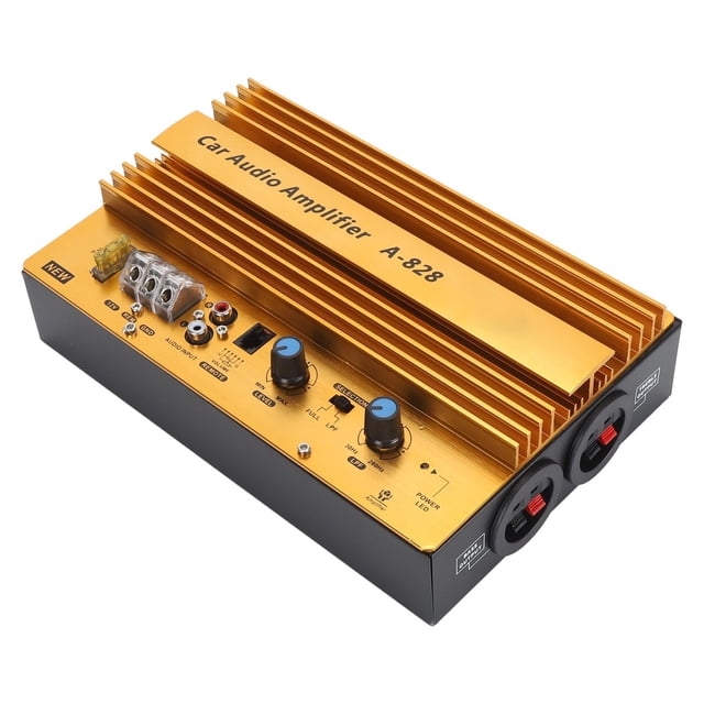 Tablero Amplificador De Coche, Tablero De Subwoofer De Graves 1280 W De Alta Potencia Profesional Con Carcasa Para Entretenimiento En El Coche