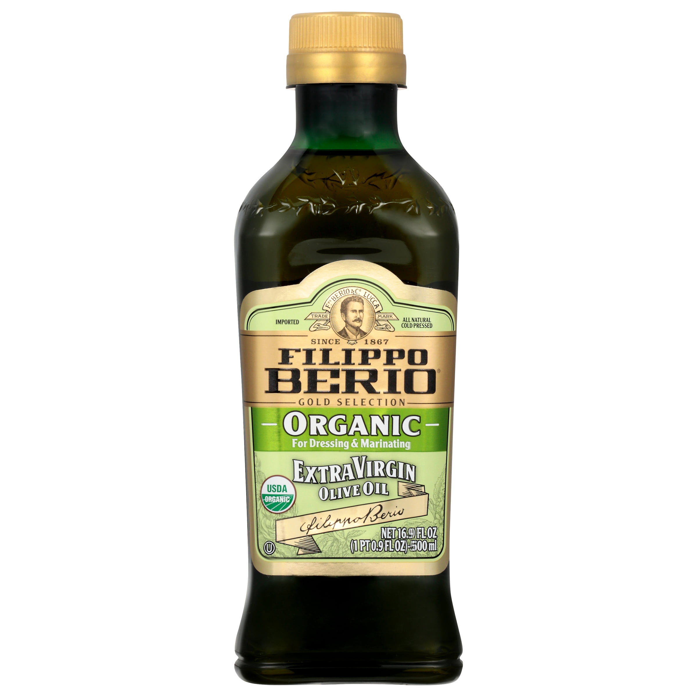 Filippo Berio Gold Selection Organic Extra Virgin Olive Oil, 16.9 fl oz