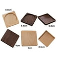 thumbnail image 5 of Hariumiu Wooden Coaster Smooth Round Tea Coaster Easy to Clean Coffee Cup Protective Pad for Home Decorations, 5 of 7