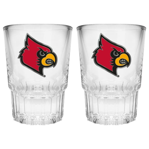 Louisville Cardinals 2-Piece Prism Shot Glass Set