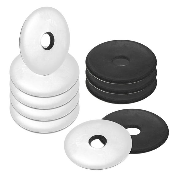 Uxcell 10-Pack Bonded Sealing Rubber Washers, 5/16"x1-1/4" OD Neoprene Washer Gasket