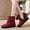 Wine, variant on Tejiojio Fall Clearance Women's Winter Disco Dancing Funny Flash Club Ultra High Heel Slimming High Tube With Velvet Boots