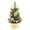 Gold GD, variant on Miniature Artificial Christmas Tree Ornament Small Desktop Tree Decorative Holiday Decor Lifelike Pine Gift for Home Office Mantel Tabletop Centerpiece Easy Hang and Store Year-Round Festive Present