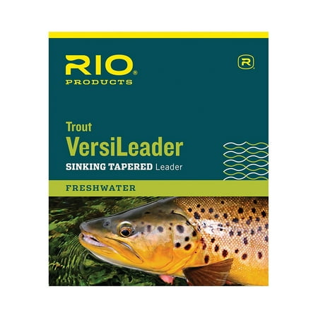 : Trout Versileader, Black/Black Loop, 7ft 7.0ips, Trout VersiLeaders are an instantaneous addition that converts floating lines to sink tips. By Rio Ship from