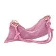 thumbnail image 3 of LEZMORE Women's Glitter Rhinestone Purse Crystal Evening Clutch Bag Shoulder Underarm Bag Pink, 3 of 8
