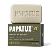 Papatui Enriching Men's Bar Soap, Cedar Sport, 7 oz