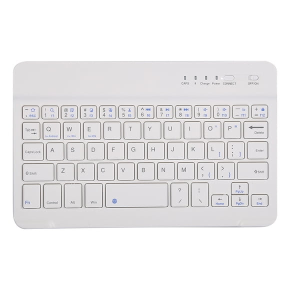 Teclado Bluetooth Inalámbrico De Tamaño Pequeño Y Liviano, Funda Con Tapa, Con Exterior Protector De Cuero PU De Primera Para Teléfono Celular Bluetooth De 4,5 A 6,8