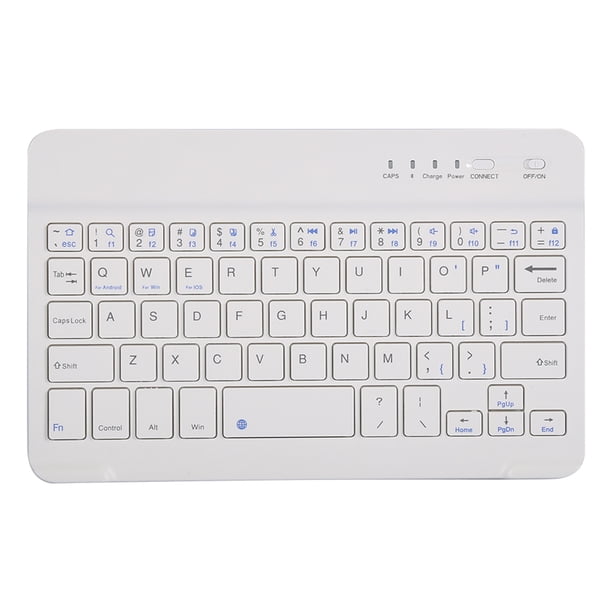 Teclado Bluetooth Inalámbrico De Tamaño Pequeño Y Liviano, Funda Con Tapa, Con Exterior Protector De Cuero PU De Primera Para Teléfono Celular Bluetooth De 4,5 A 6,8