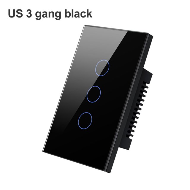Interruptor de luz inteligente AVATTO Tuya WiFi/Zigbee, cable neutro/sin cable neutro, interruptor táctil de pared que funciona con Alexa, Google Home Tan Jianjun unisex