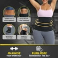 thumbnail image 5 of Lilvigor Sweat Waist Trimmer for Women Waist Trainer Sauna Belt Neoprene-free Waist Cincher Slimming Belt, 5 of 7