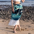 thumbnail image 6 of Whale Beach Skirts Summer Dress Chiffon Women's Casual Polyester Strap Beach Dress for Summer Beach Party, 6 of 6