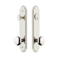 thumbnail image 4 of Grandeur Arc Tall Plate Single Cylinder One Piece Knobset with Knob, 4 of 6