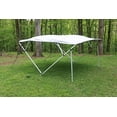 thumbnail image 4 of GREY/GRAY SQUARE TUBE FRAME VORTEX 4 BOW PONTOON/DECK BOAT BIMINI TOP 12' LONG, 91-96, 4 of 9