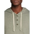 thumbnail image 4 of George Men's and Big Men's Henley Hoodie, 4 of 5