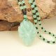 thumbnail image 1 of Colgante de zorro de cristal natural, collar de zorro de nueve colas de obsidiana, imitación de jade, cadena de suéter larga para hombre y mujer, combina con todo, otoño e invierno., 1 of 6