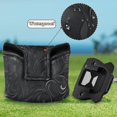 thumbnail image 6 of Haosy Dark Mysterious Swirling Plants Golf Mallet Putter Cover Strong Magnetic Leather Golf Club Headcover Closure, 6 of 7