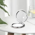 thumbnail image 5 of Uemuo Love Print Compact Portable Pocket Makeup Mirror - Leather Cover, Elegant Travel Cosmetic Mirror for Purse, Pocket, and Handbag-Round Shape, 5 of 9