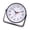 Black, variant on Decorative Metal Table Clock for Living Room Bedroom or Offices Space Timepiece