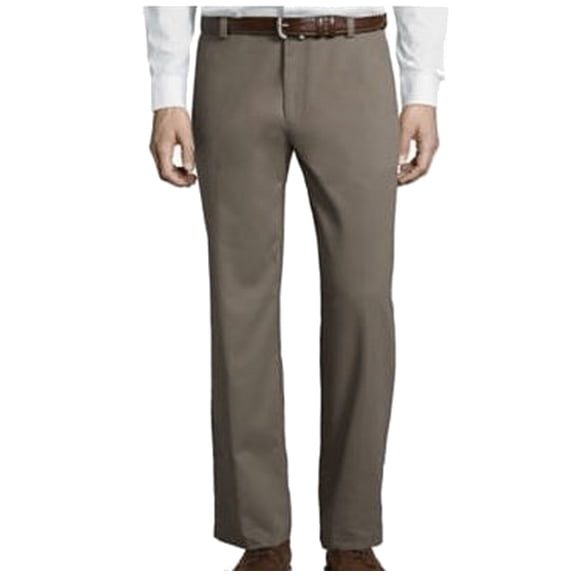 Dockers NEW Green Gray Mens 40x32 Classic Fit Khakis Flat Front Pants