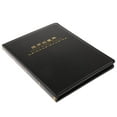 thumbnail image 1 of lionlar Leather Paper Money Collection Album Currency Bill Sleeves Protection Book Black, 1 of 6