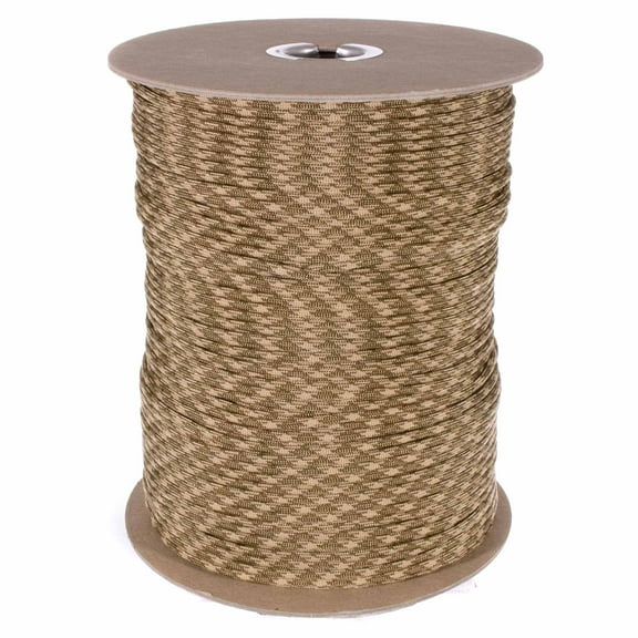 Paracord Planet 550 LB Type III 7 Strand 4mm Tactical Cord with Choices of 10, 20, 25, 50, 100, 250 & 1000 Foot Spools