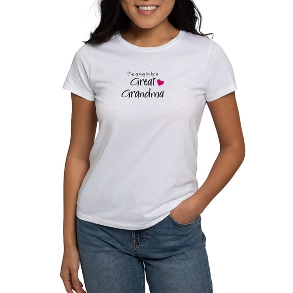 CafePress - I'm Going To Be A Great Grandma! Women's T Shirt - Women's Classic T-Shirt