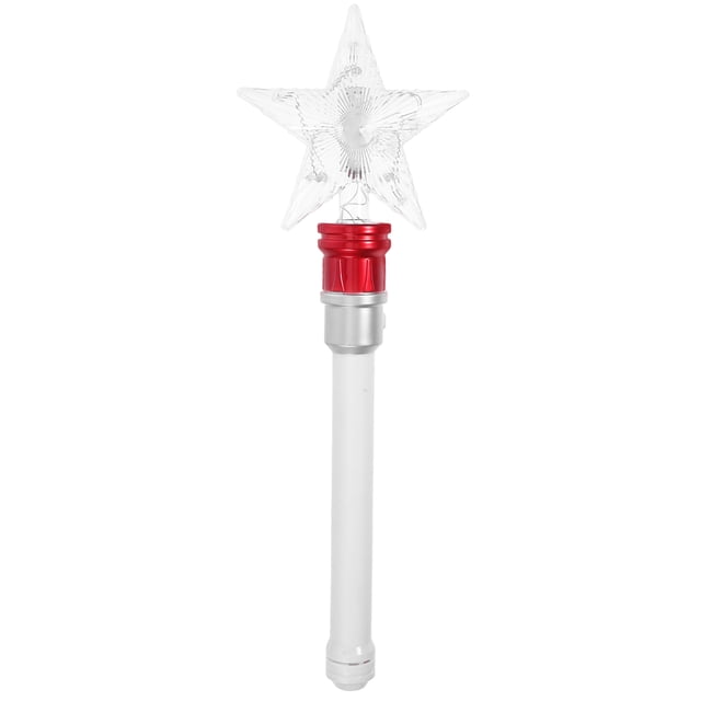 Varita mágica luminosa de estrella para niños, varita giratoria brillante de hada, accesorio navideño para fiestas, festivales y conciertos, disfraz de princesa