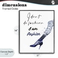 thumbnail image 4 of Stupell Industries Southwestern Trendy I Am Fashion Black Framed Giclee Art, 11 x 14, by Svetlana Aleynikova, 4 of 8