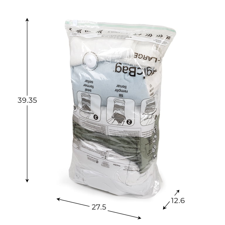 MagicBag X-Large Vacuum Storage Bags, 8 Pack Cube Compression Bags