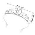 thumbnail image 6 of LOLIPPYY Rhinestone Birthday Alloy Hair Accessory for Elegant Party, Wedding, and Special Occasion Decoration, 6 of 7