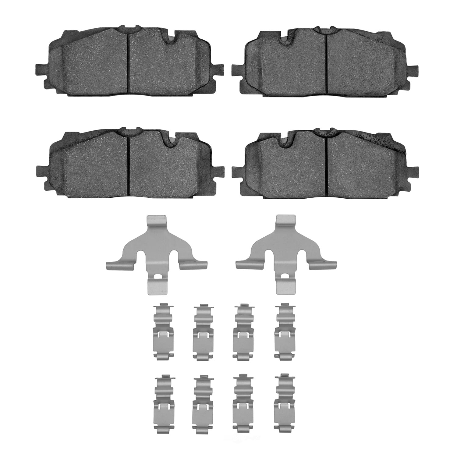 Dynamic Friction Company 1552-1894-01 DFC 5000 Advanced Brake Pads - Low Metallic and Hardware Kit