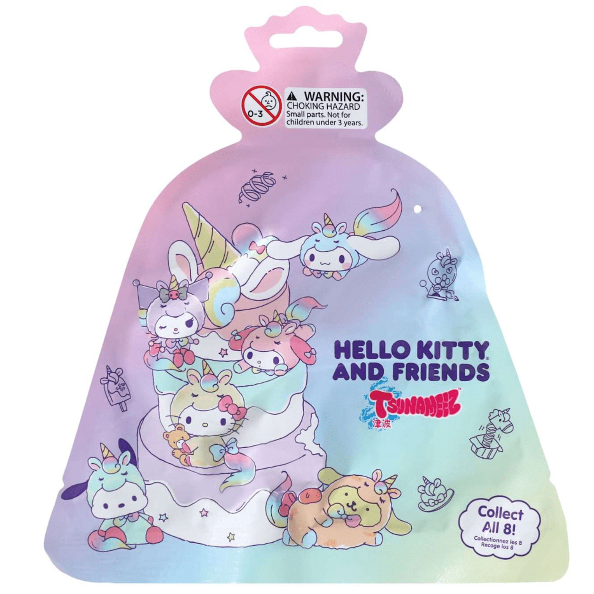 Tsunameez Hello Kitty and Friends Unicorn Collection Surprise Baggie (1 Random Figure) Ages 6+