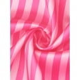 thumbnail image 6 of DARING DIVA Women's 2 Pcs Satin Silky Contrast Color Trim Pajama Set L Hot Pink, 6 of 7