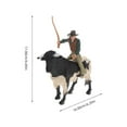 thumbnail image 2 of LEEYNEER Toy Rodeo Figurine Cowboy Model Child 17.00X16.00X7.50CM, 2 of 8