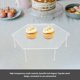thumbnail image 2 of Soporte de acrílico transparente para cupcakes, expositor de postres de boda de metal, estante para juguetes, estante para muñecas, organizador de figuras Pop, juego de almacenamiento, 2 of 6